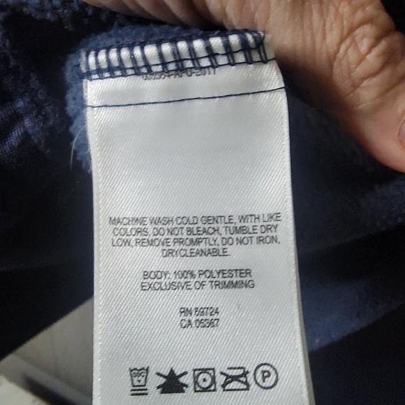 Men's Columbia Blue Fleece Jacket - Picture 11 of 11